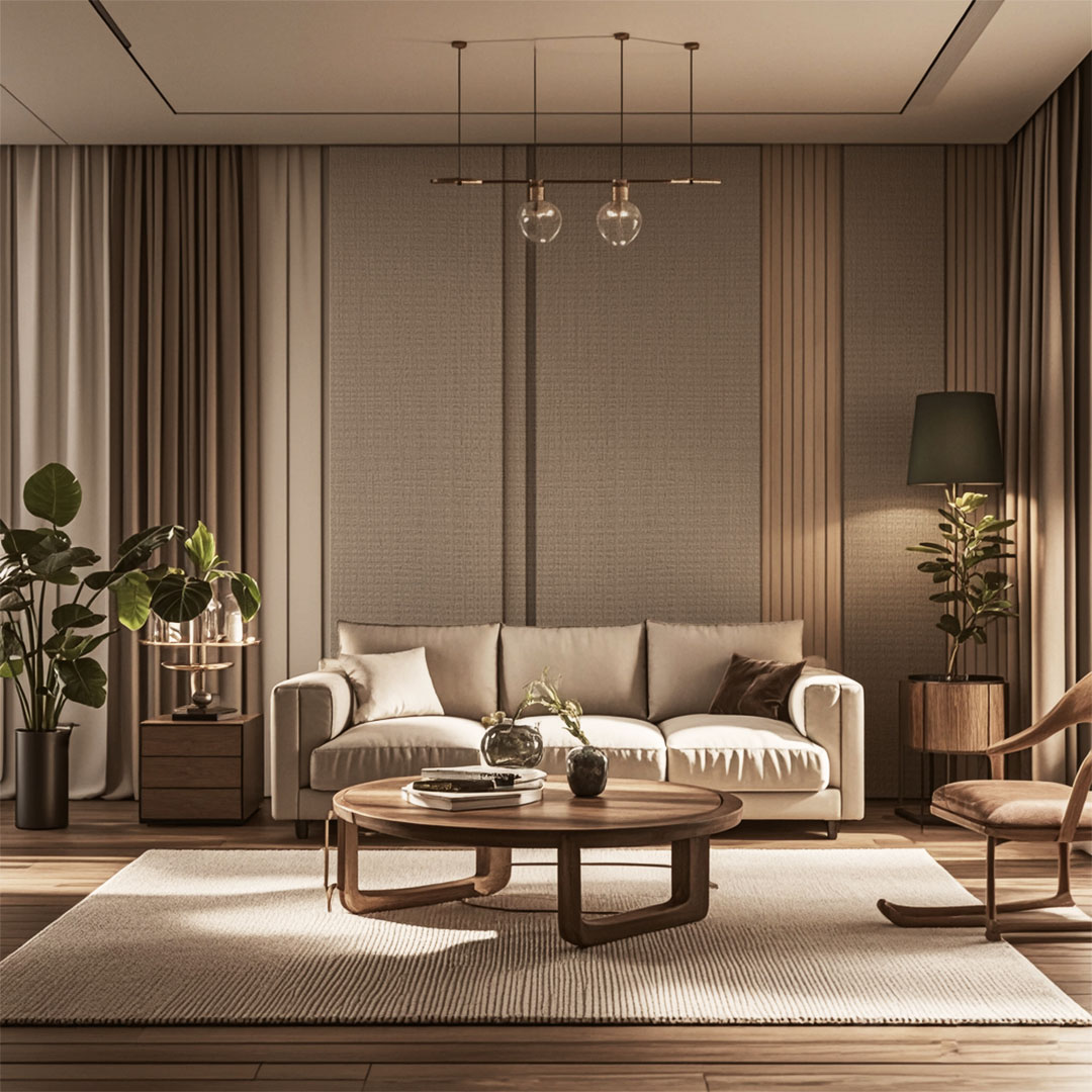 Panel Tekstur Kain BZ01 - Kemewahan Ringan