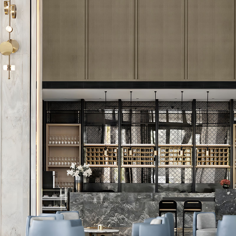 Panel Tekstur Logam ZQ45 - Kemewahan Ringan